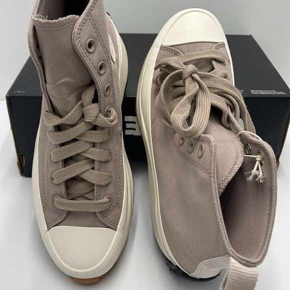 Converse WMNS RUN STAR HIKE HI WONDER STONE/EGRET/BLACK A08706C Platforms Snkrs - Picture 13 of 16